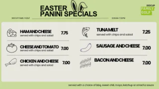 We tried our first specials this Easter Holidays, and it’s been great to see how popular they’ve been! 

Who doesn’t love a toasted version of their favourite sandwich? 

Available for a limited time - until the kids go back to school!

What would you like to see next time? 🌭🥔🥙